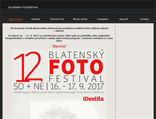 Tablet Screenshot of fotofestival.wagich.cz